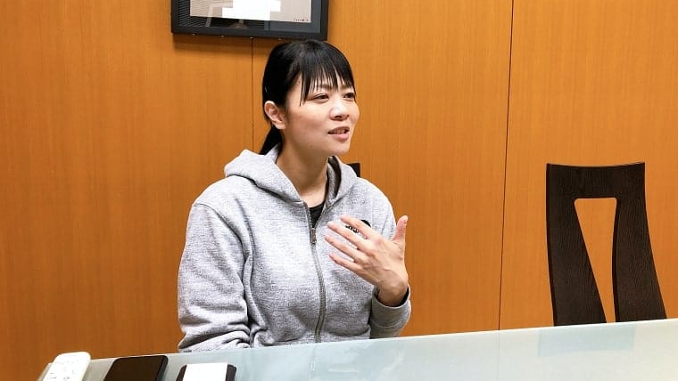 エネルギッシュに船橋屋について語る佐藤さん