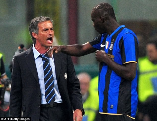 Mario Balotelli and Jose Mourinho shared some controversial moments at Inter Milan