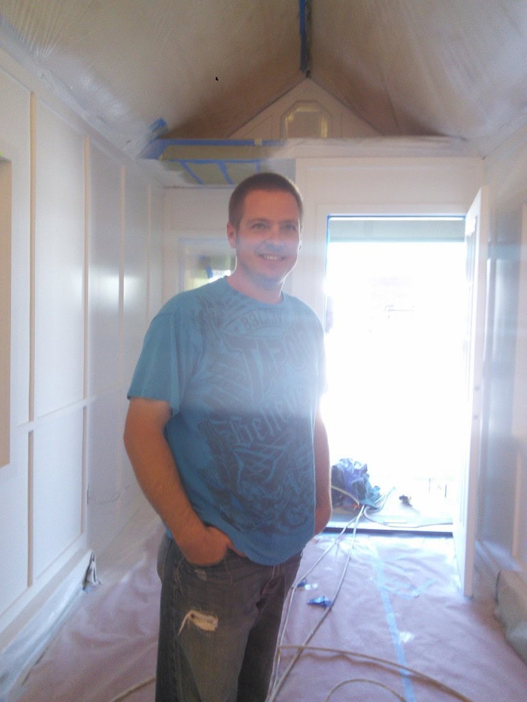 I also paid a little visit to Jesse from Tiny Idahomes who has several tiny house builds under his belt and two that are pretty much completed by this point I suspect