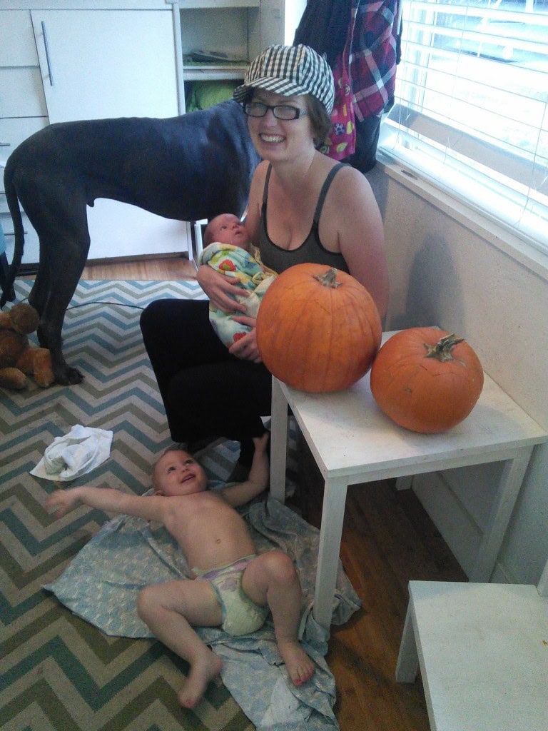 And again, asked to stand in the picture... sprawl!