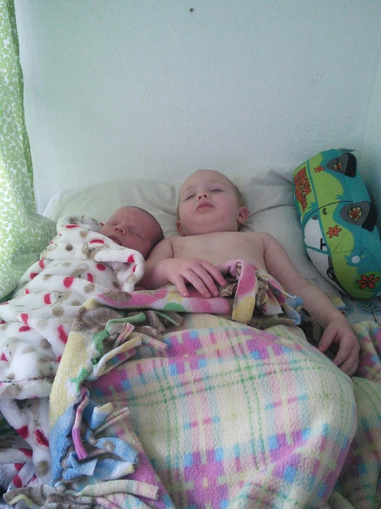 TOO cute, they nap together