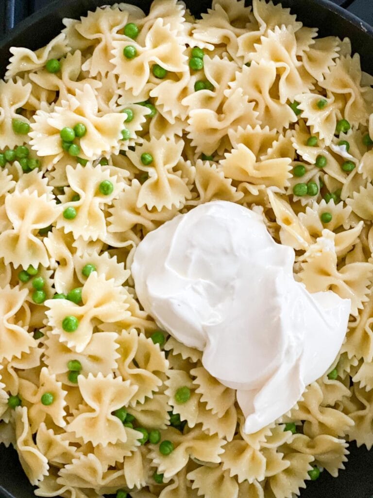 Smoked Salmon Crème Fraîche Pasta - The Family Food Kitchen