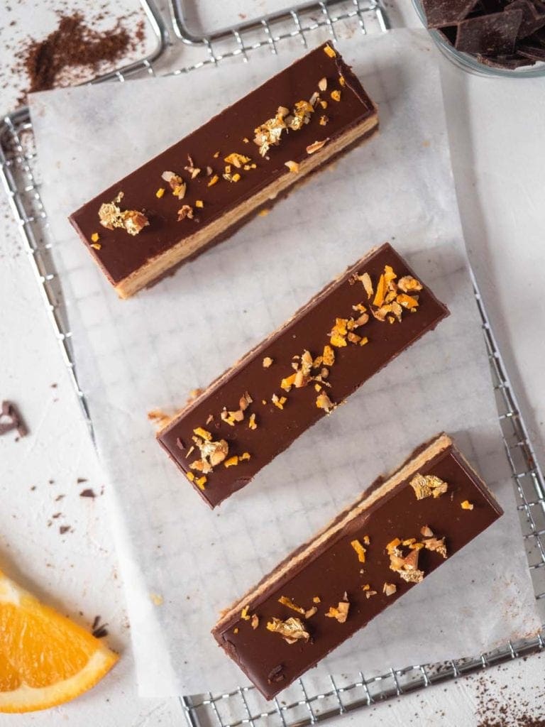 Chocolate, Orange and Coffee Layered Cake