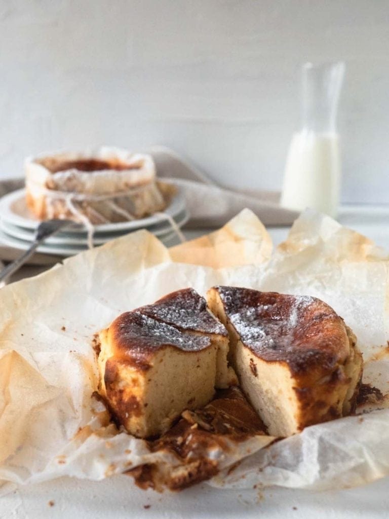 Mini Burnt Basque Cheesecake