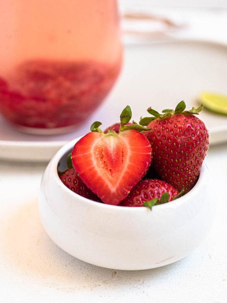 Strawberry and Lime Sparkling Boba