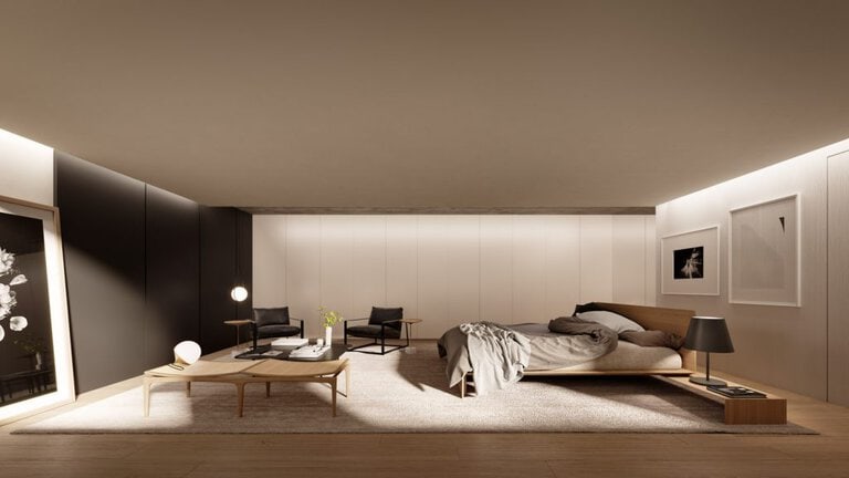 Suíte do apartamento de 164,7 m²