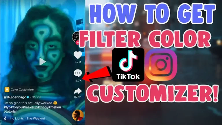 get use the color customizer filter tiktok