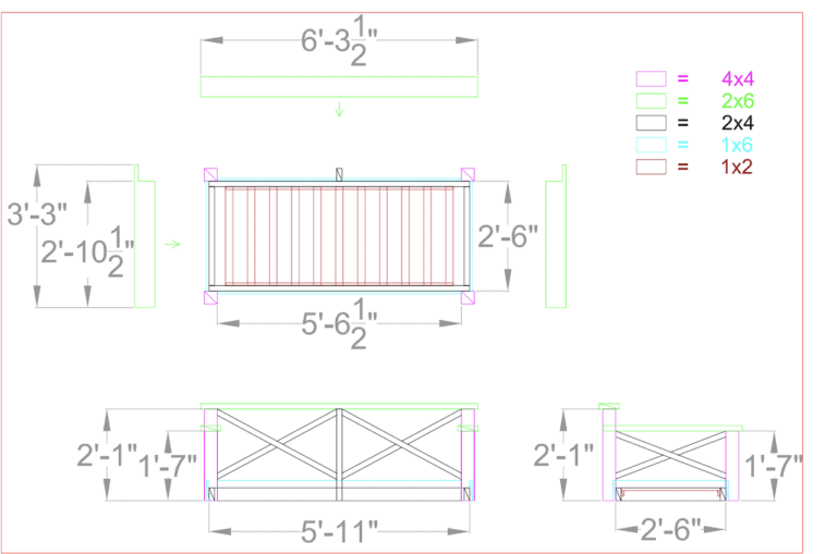 PORCH SWING SIZE AND HOW TO BUILD