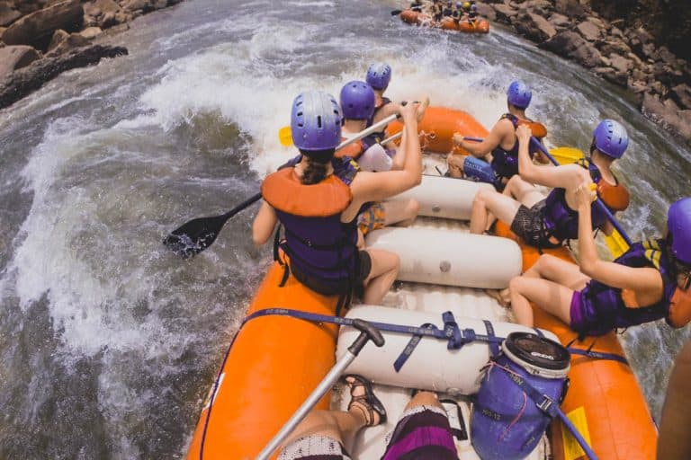 water rafting