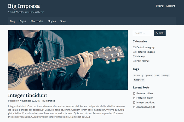 Big Impresa - big impresa Big Impresa WordPress Theme
