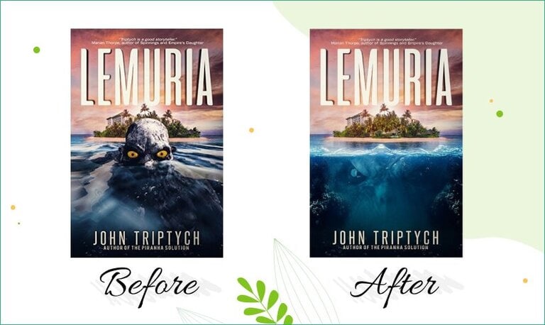 Redesign of "Lemuira" cover.
