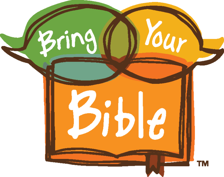 Bring Your Bible to School Day Logo Lockup with the Words Beneath