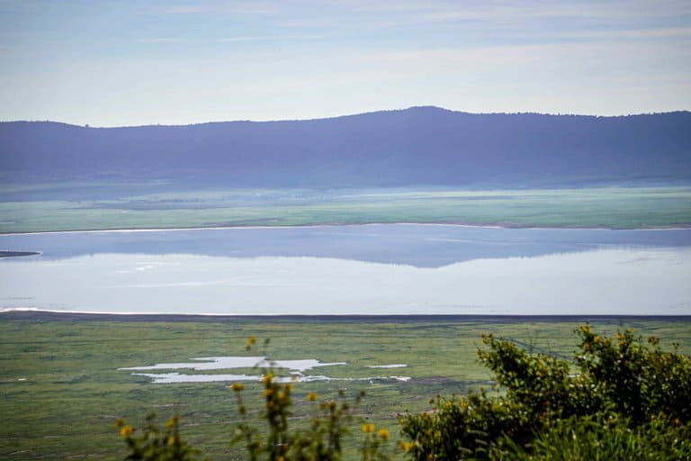 the Ngorongoro Crater in Tanzania.