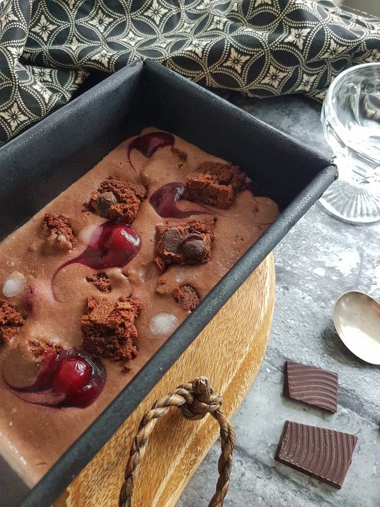 Deliciously Easy Black Forest Cherry Chocolate Ice Cream