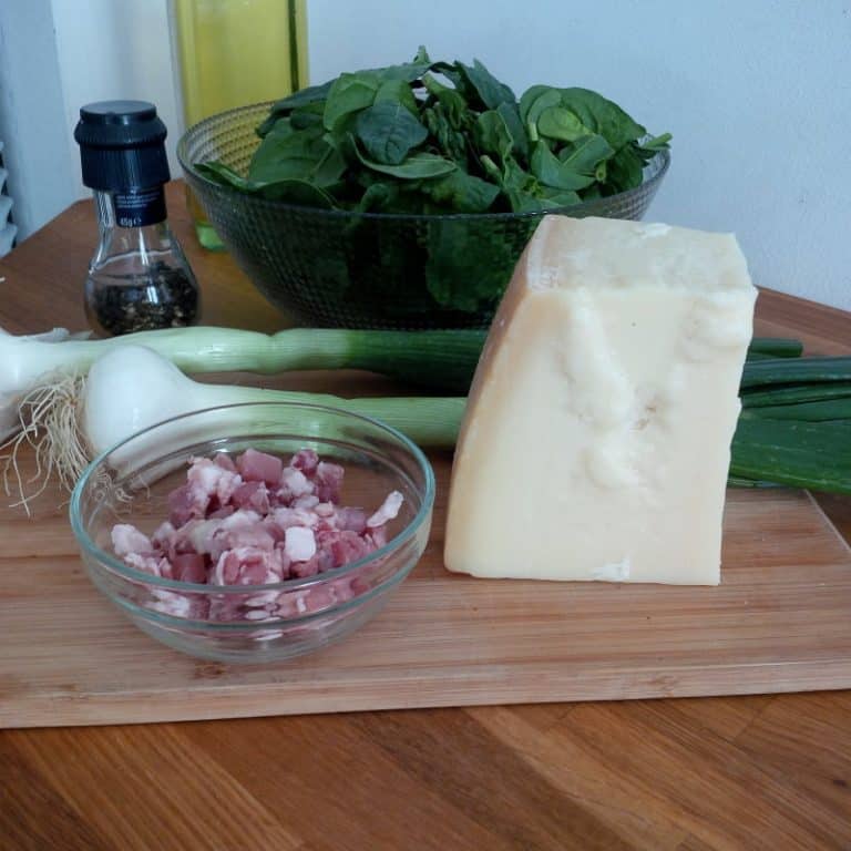 erbazzone italiano - ingredientes