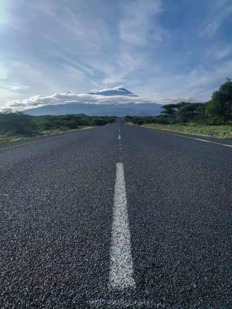 Long roads while Overlanding across Africa