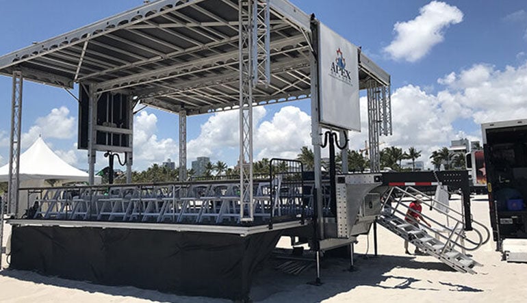 Portable, Mobile Stage Rentals for Concerts, Festivals & More