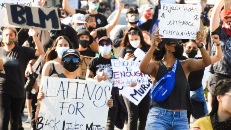 Garden Grove Protest Displays Cross Cultural And Racial Solidarity Years In The Makingvoice Of Oc