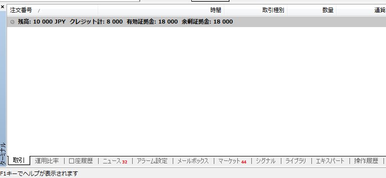 XMに1万円入金後のボーナスと残高