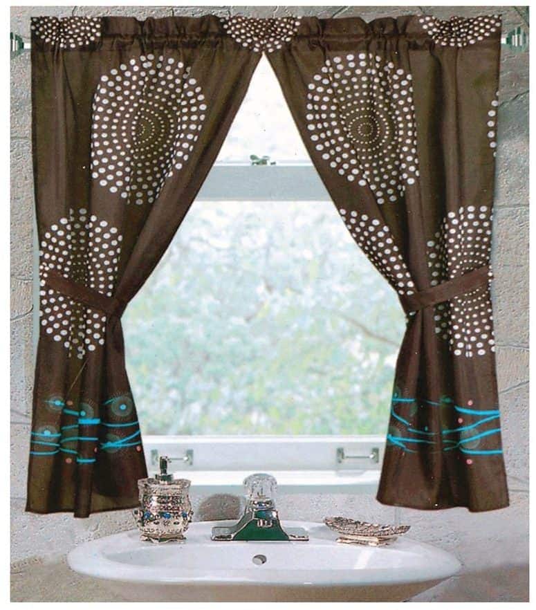 Tips Ideas For Choosing Bathroom Window Curtains With Photos Carnation Home Fashions Hanover Fabric Window Curtain