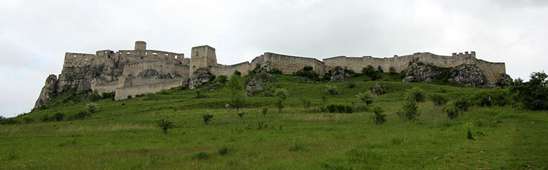 A szepesi vár romjai