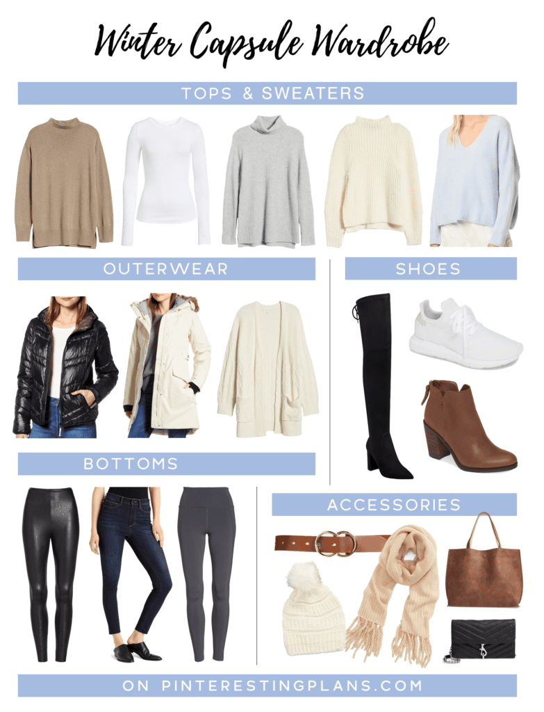 19 Piece Winter Capsule Wardrobe Pinteresting Plans
