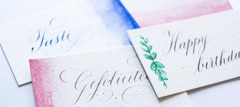 3 simpele manieren om je kalligrafie af te maken met aquarel 3 simpele manieren om je kalligrafie af te maken met aquarel