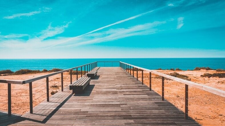 A walkway in SW Portugal