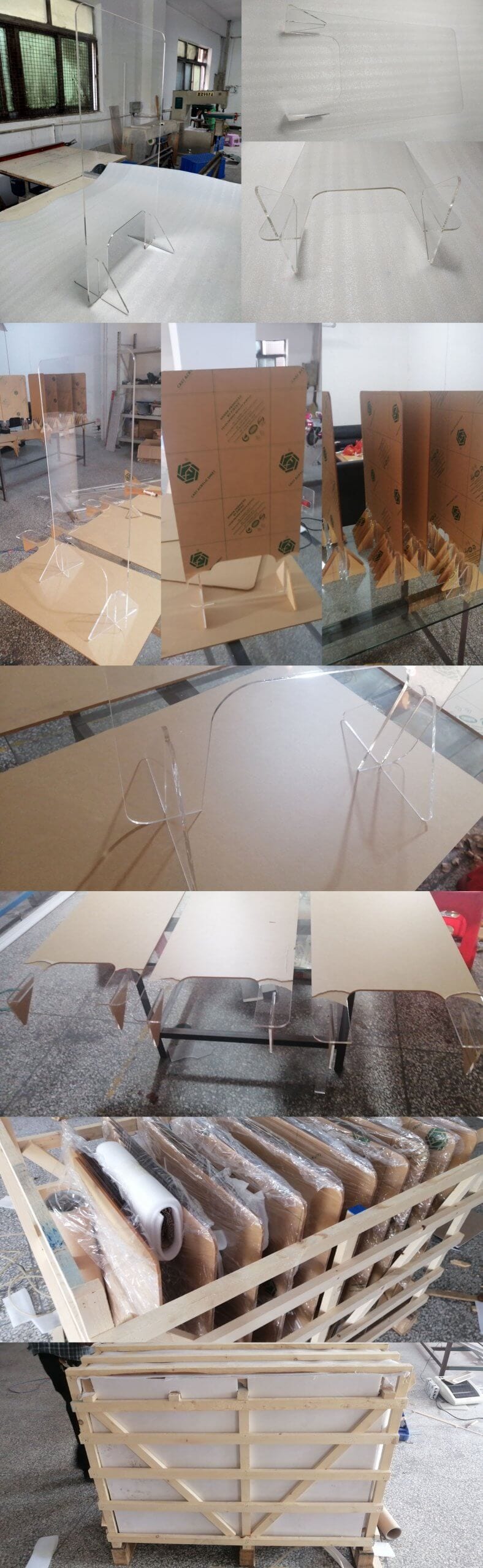 Clear Acrylic Counter Shield