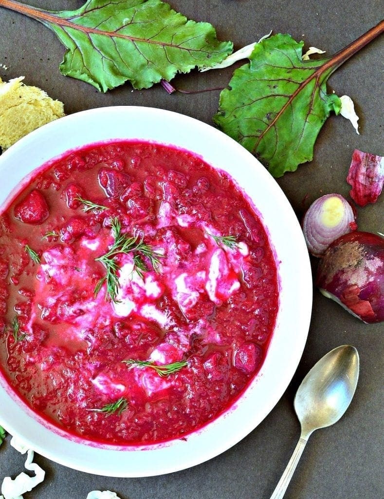 beet borscht soup