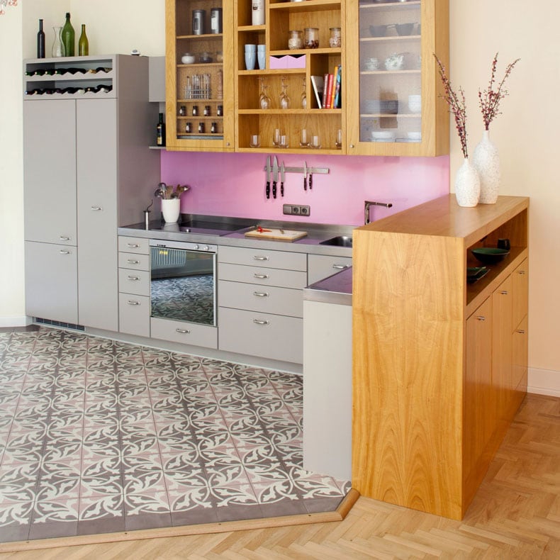 Altbau-Zitronenholzküche