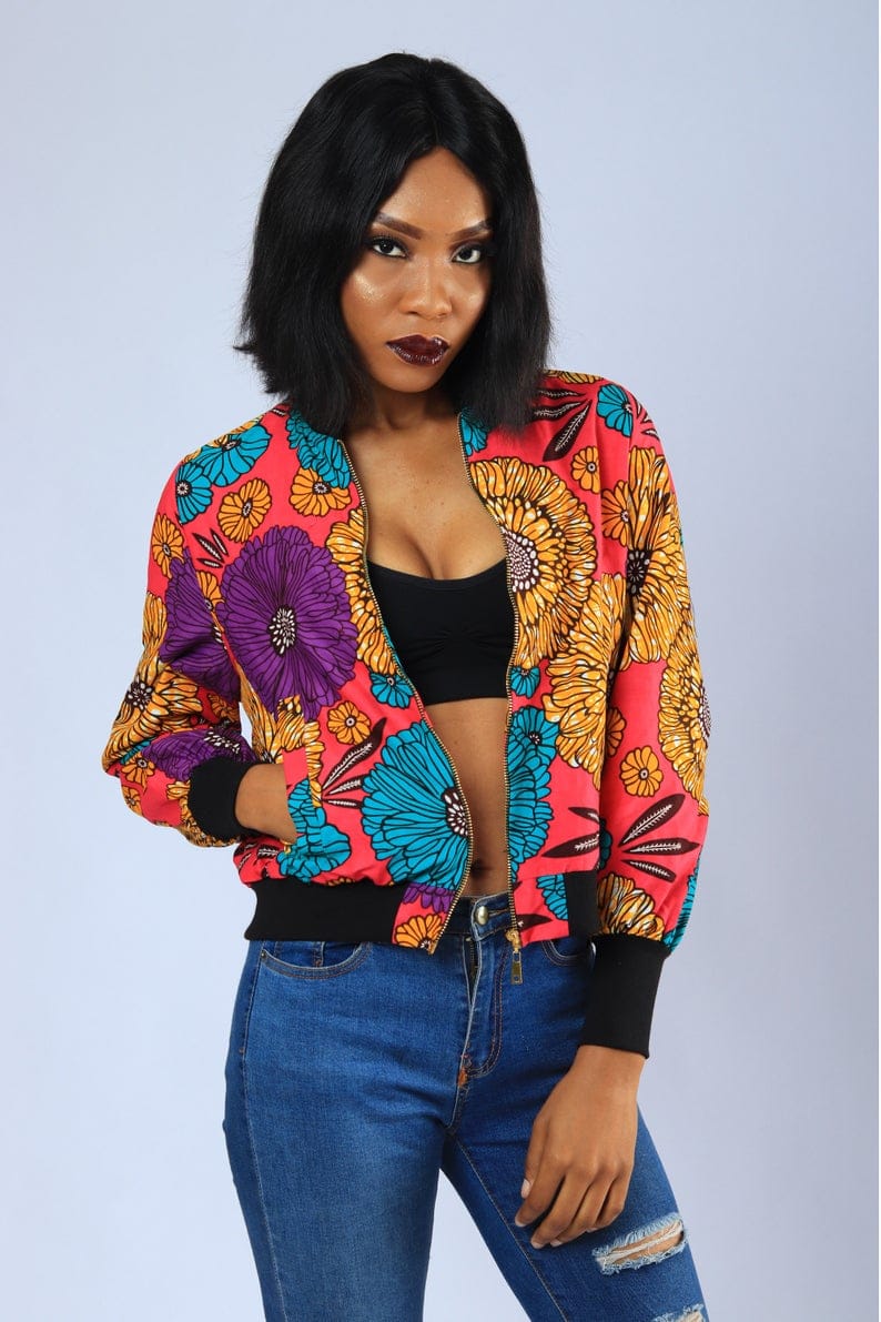 Chitenge jacket for ladies Clearance