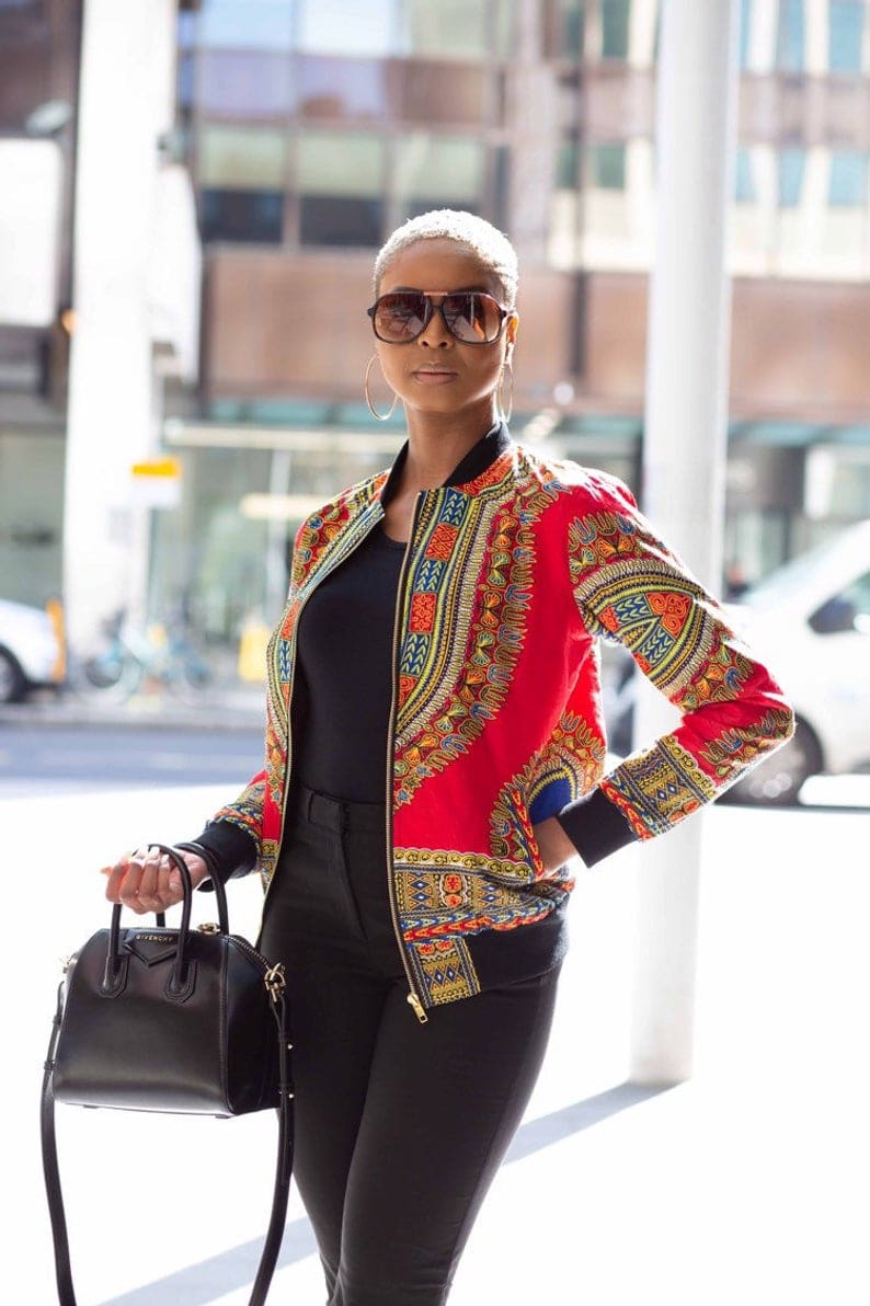 african print jacket styles