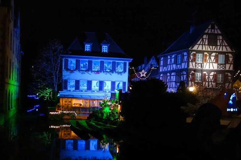 La petite Venise de Colmar illuminée