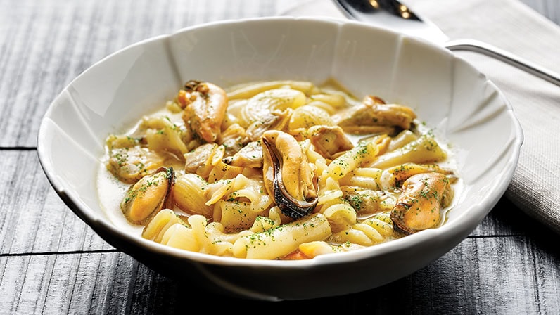 pasta mista cozze e vongole Nieddittas