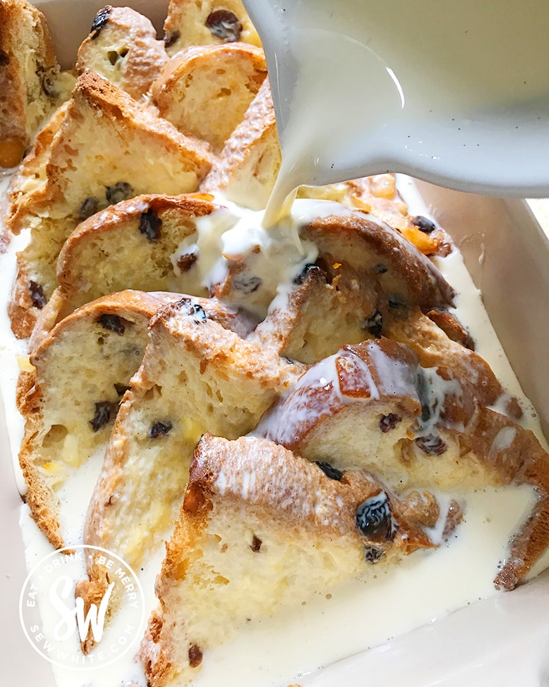 Panettone Bread And Butter Pudding Easy Christmas Dessert Panettone Bread And Butter Pudding Easy Christmas Dessert