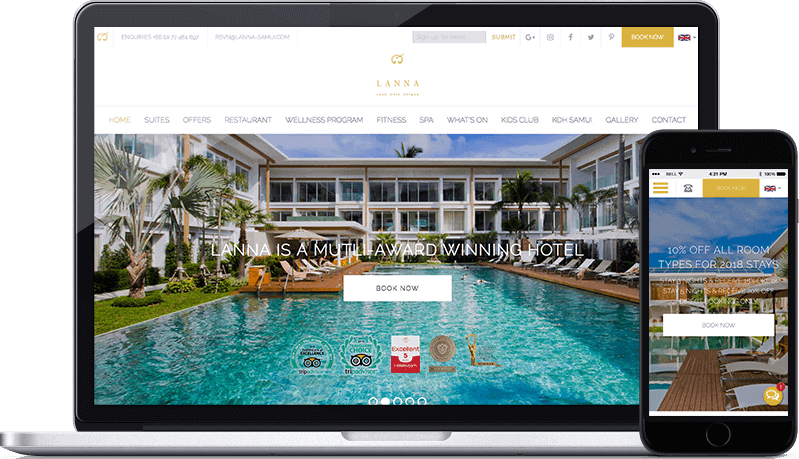lanna-samui-website-design-landing-page Lanna Samui website design