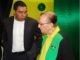 Andrew Holness and Edward Seaga