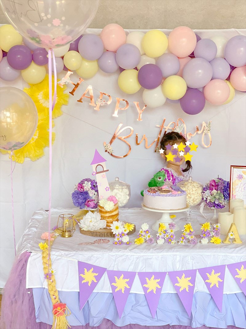 Tangled Themed Birthday ラプンツェルテーマのバースデイ リトルレモネード キッズパーティープランナー Tangled Themed Birthday ラプンツェルテーマのバースデイ リトルレモネード キッズパーティープランナー