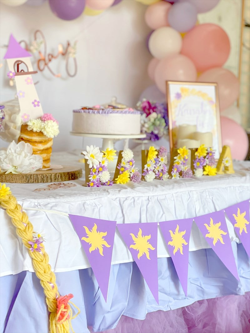 Tangled Themed Birthday ラプンツェルテーマのバースデイ リトルレモネード キッズパーティープランナー