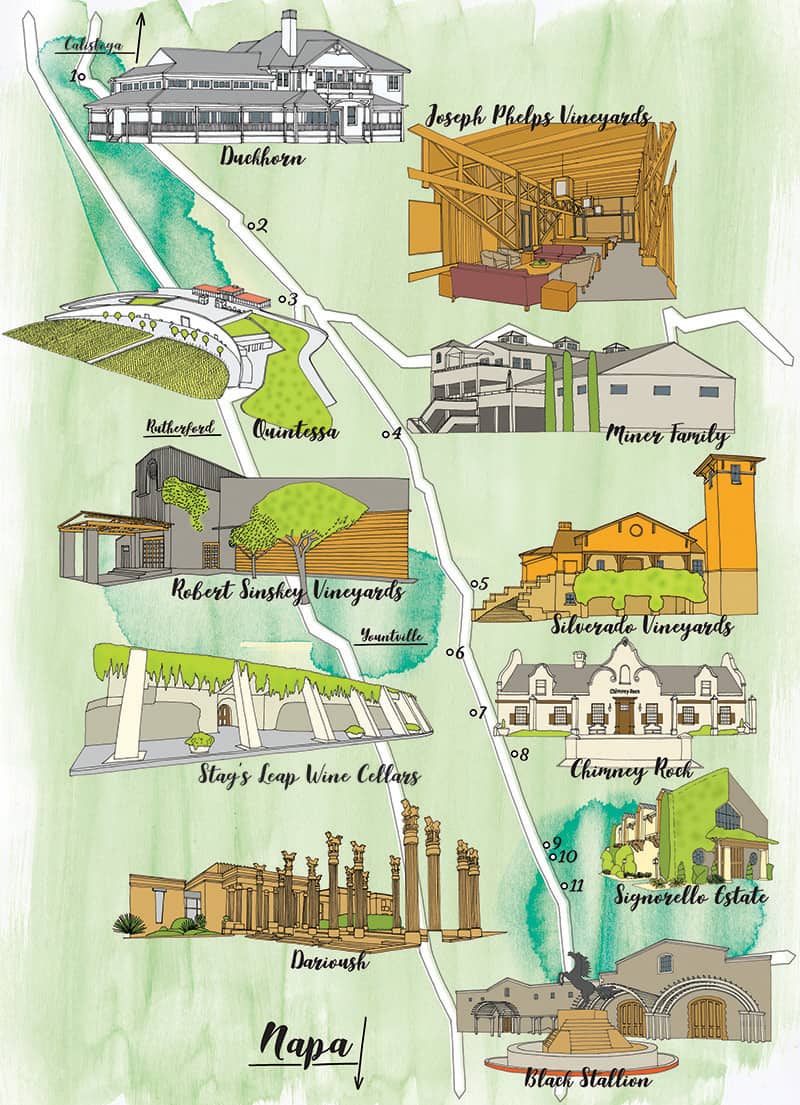 Decanter Magazine The Silverado Wine Trail visiting wineries on the way