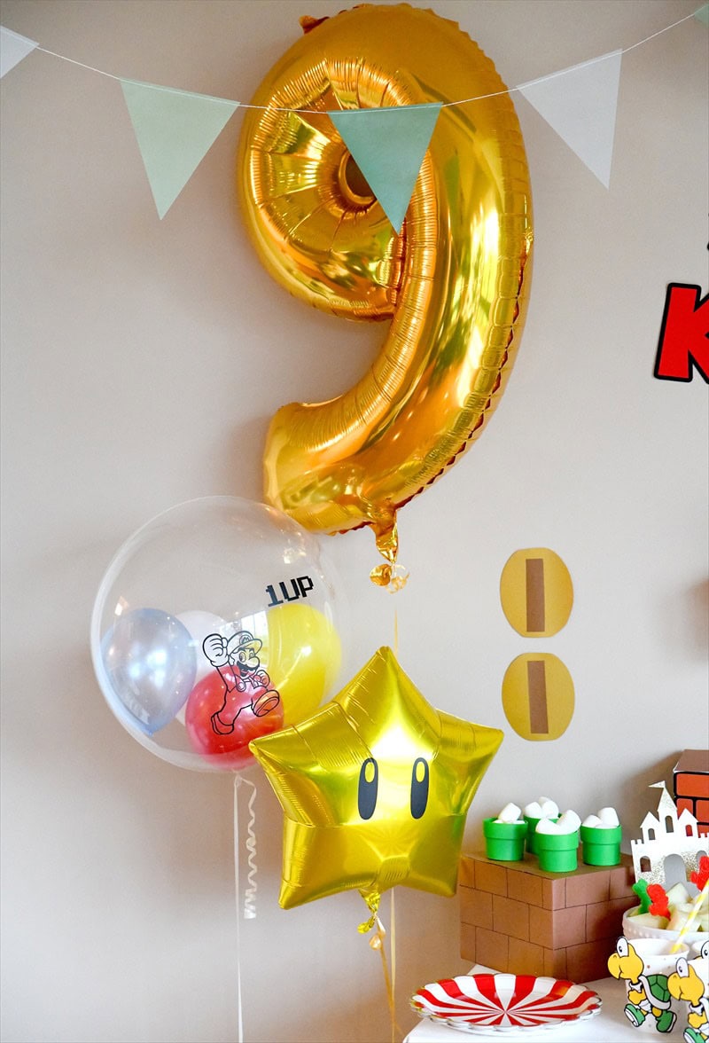 Super Mario Birthday スーパーマリオテーマのバースデイ リトルレモネード キッズパーティープランナー Super Mario Birthday スーパーマリオテーマのバースデイ リトルレモネード キッズパーティープランナー