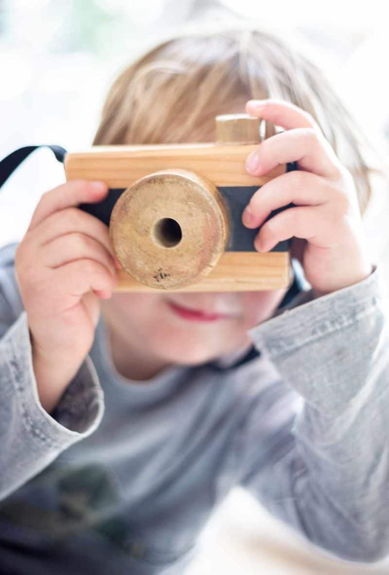 DIY Spielzeug Fotoapperat aus Holz
