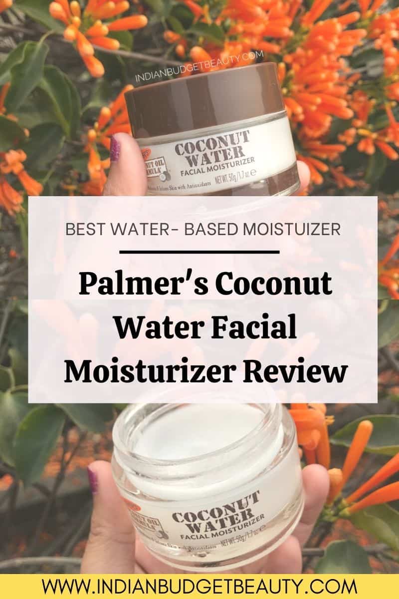 Palmers Coconut Water Facial Moisturizer Review 2 palmer's coconut oil formula coconut water facial moisturizer