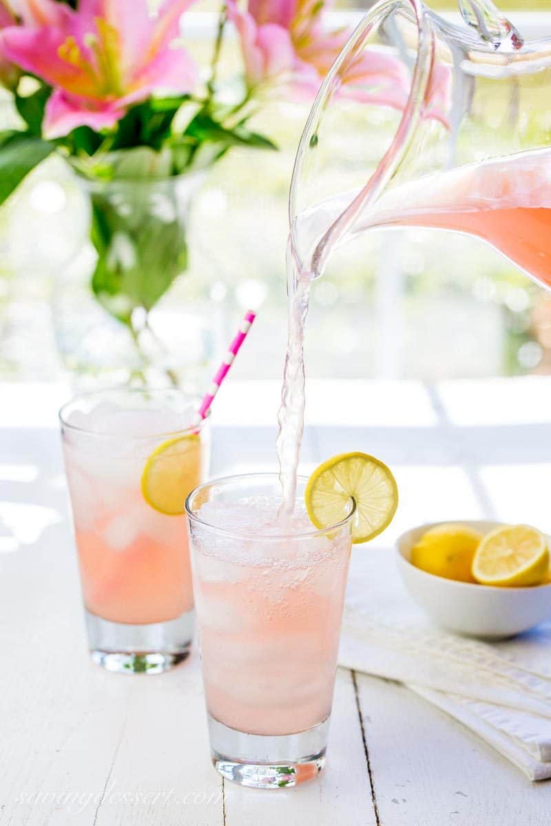 Pink Lemonade Recipe - Saving Room for Dessert