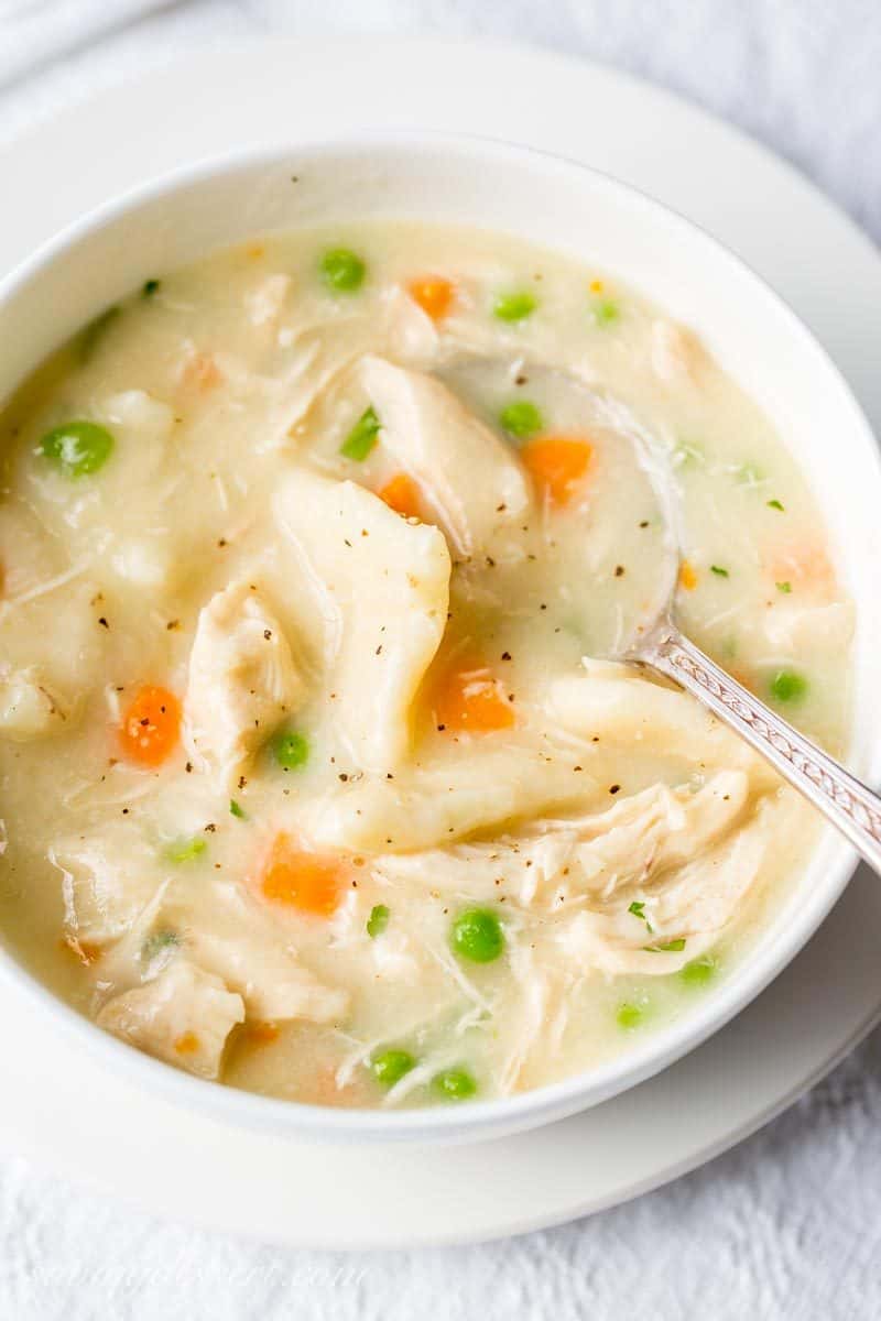 Homemade Chicken And Dumplings Saving Room For Dessert