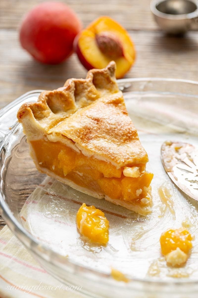 Old-Fashioned Fresh Peach Pie - Saving Room for Dessert