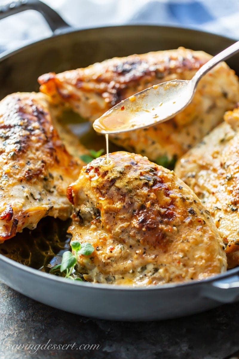 Grilled Greek Chicken Recipe Saving Room for Dessert