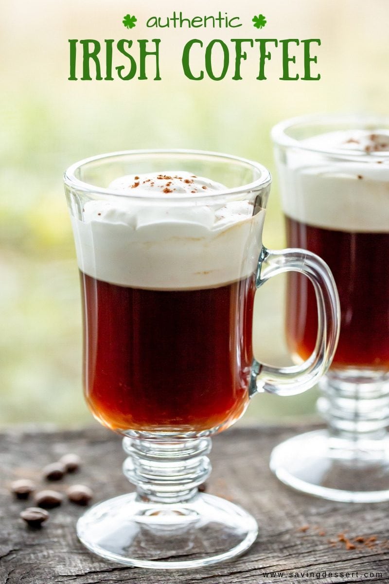 Irish Coffee Recipe Saving Room for Dessert