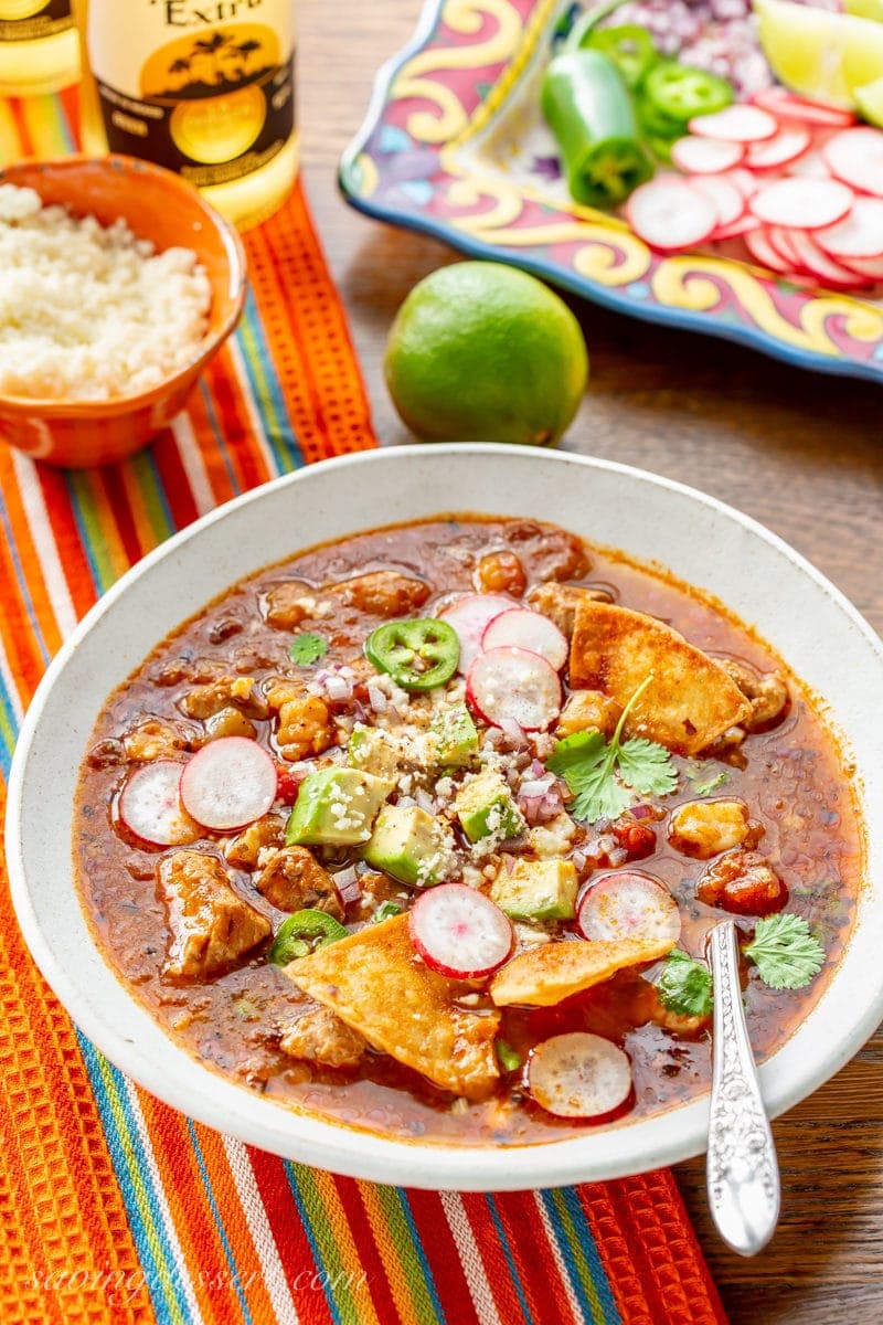 Slow Cooker Pork Posole Recipe Saving Room For Dessert